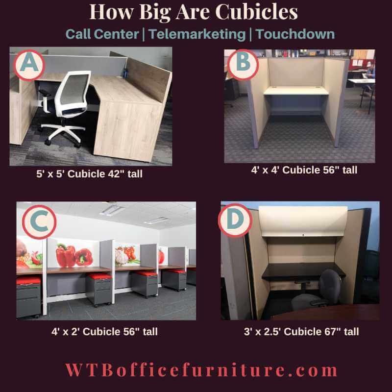 How Big Are Cubicles WTBOfficeFurniture.com